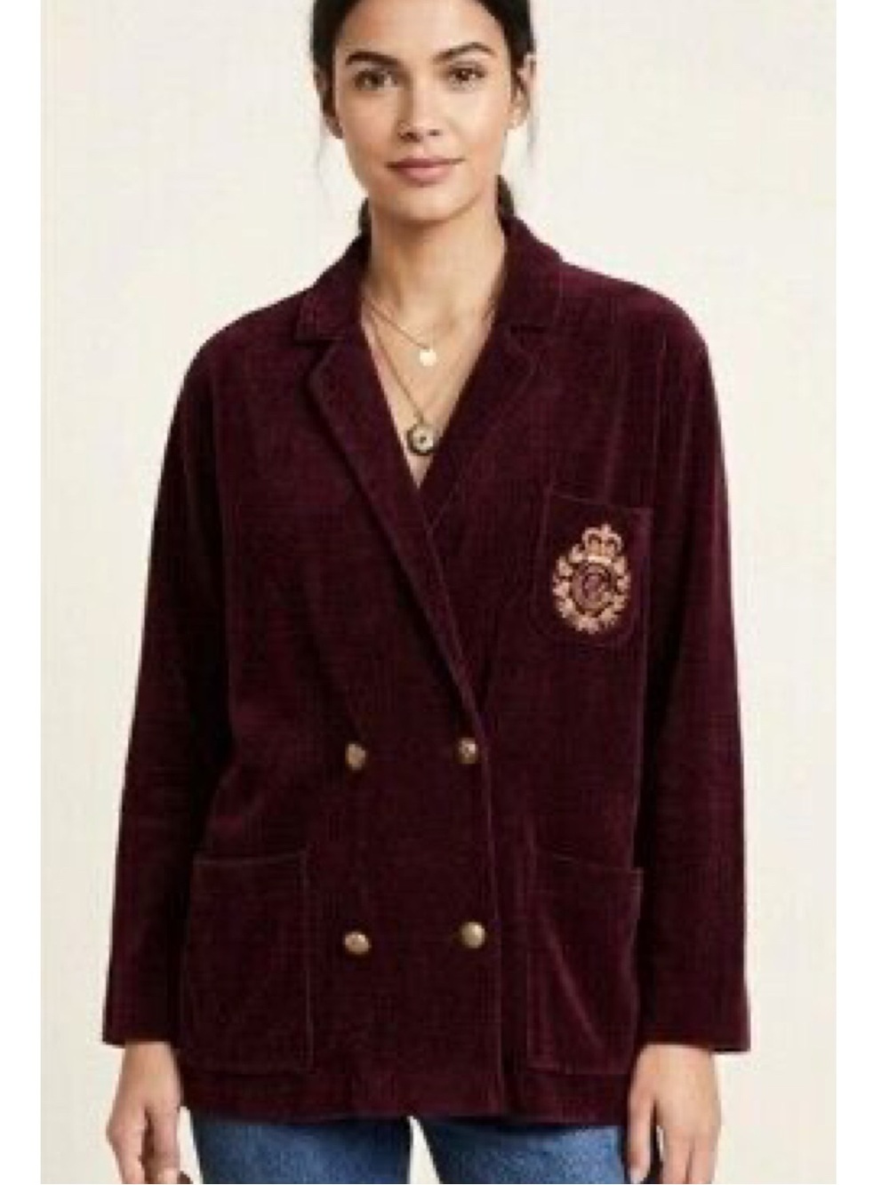 LAUREN RALPH LAUREN Vtg Preppy Chunky Heavy Knit Maroon Cardigan Old Money P/S